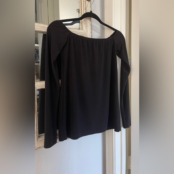 NORMA KAMALI Black off the shoulder top XXS - Picture 5 of 7